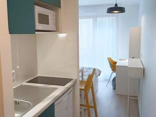 Location / 1 room residence · 19 m², Paris, Rue d'Aubervilliers