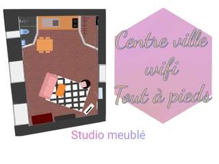 Chambre chez l'habitant / 1 room studio apartment, Perpignan