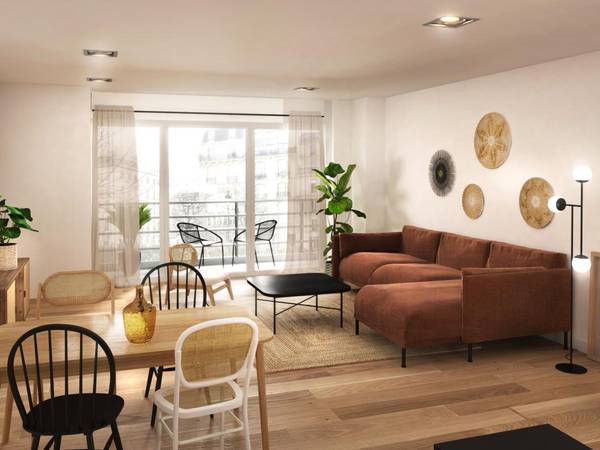 Location / Appartement 1 pièce de 48 m², Bruxelles, Boulevard du Régent 55 / Photo 9