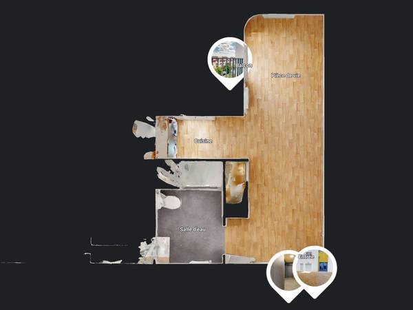Location / Appartement 1 pièce de 24 m², Dijon, Avenue du Drapeau / Photo 13