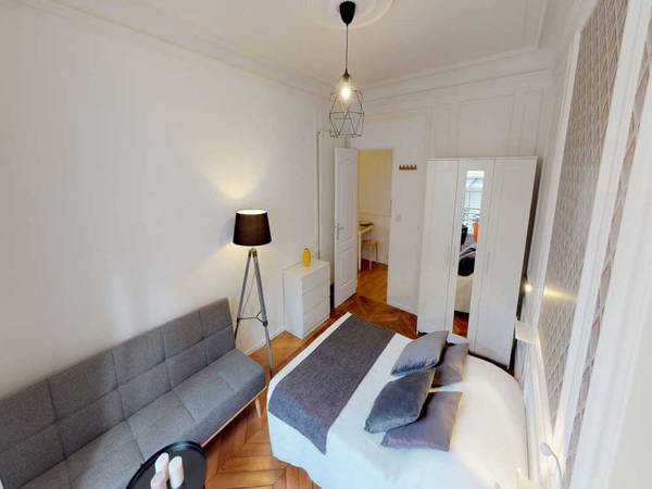 Colocation / Appartement 5 pièces de 100 m², Paris, Rue Denis Poisson / Photo 2