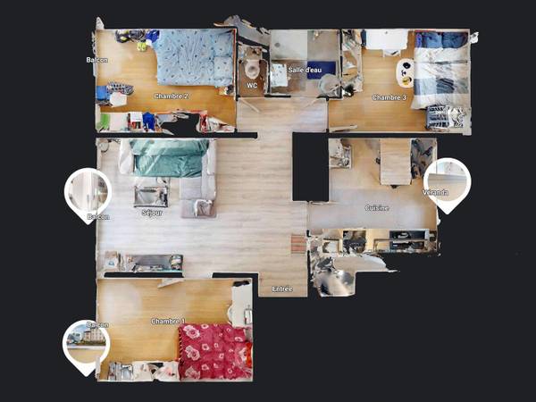 Colocation / Appartement 4 pièces de 69 m², Besançon, Avenue du 60e Régiment d'Infanterie / Photo 19