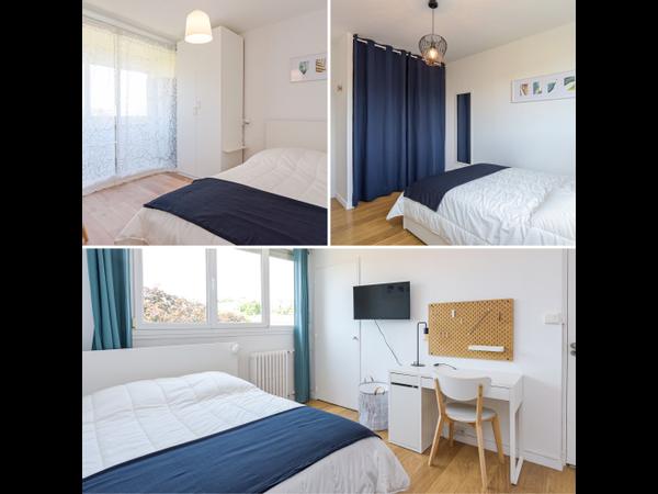 Colocation / Appartement 4 pièces de 65 m², Toulouse, Chemin de Pelleport / Photo 2