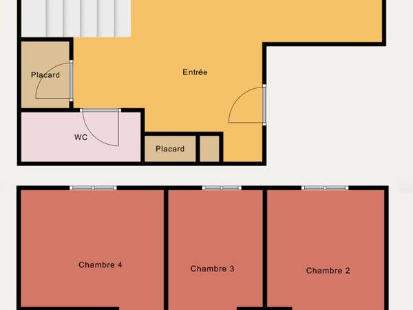 Colocation / Appartement 5 pièces de 102 m², Lyon, Rue de l'Abondance / Photo 11