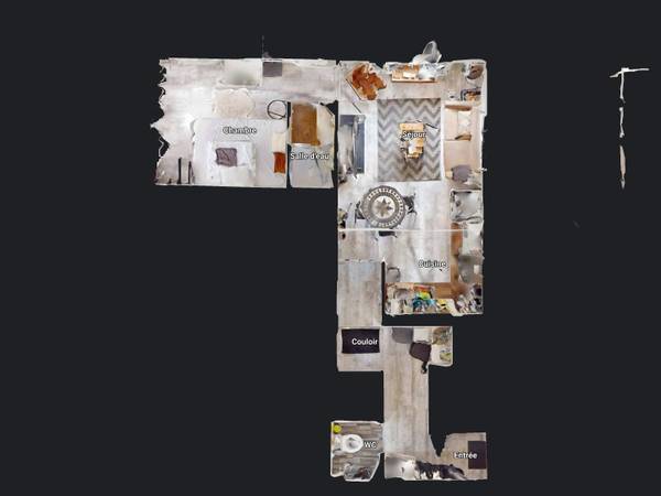 Colocation / Appartement 4 pièces de 57 m², Rouen, Rue Geuffroy / Photo 13