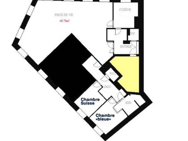 Colocation / Appartement 4 pièces de 104 m², Marseille, Rue de la Republique / Photo 2