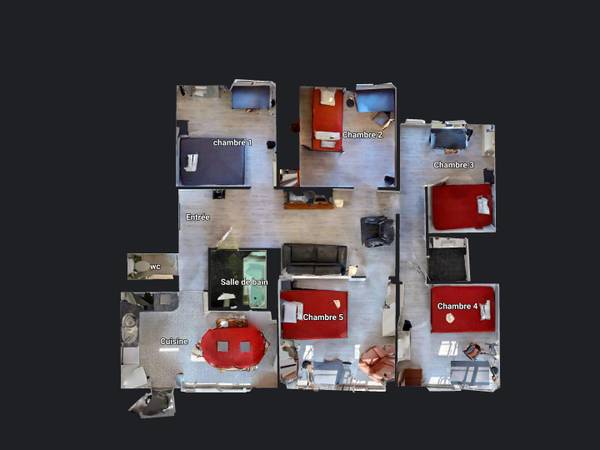 Colocation / Appartement 6 pièces de 83 m², Laxou, Route de Villers / Photo 16