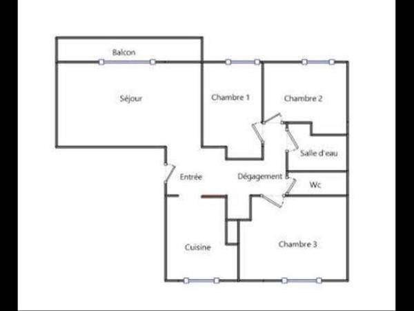 Colocation / Appartement 4 pièces de 71 m², Ambilly, Rue de la Martinière / Photo 2