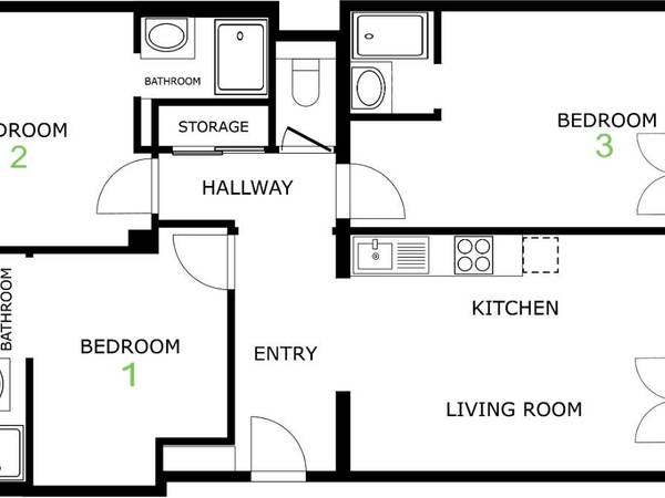 Colocation / Appartement 4 pièces de 67 m², Gaillard, Rue de Moellesulaz / Photo 12