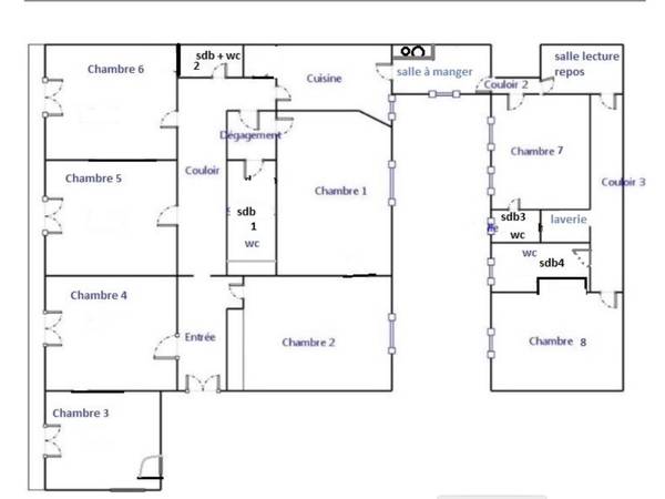 Colocation / Appartement 10 pièces de 197 m², Bourges, Place Planchat / Photo 15