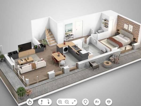 Colocation / Duplex 5 pièces de 103 m², Bagneux, Avenue Aristide Briand / Photo 2