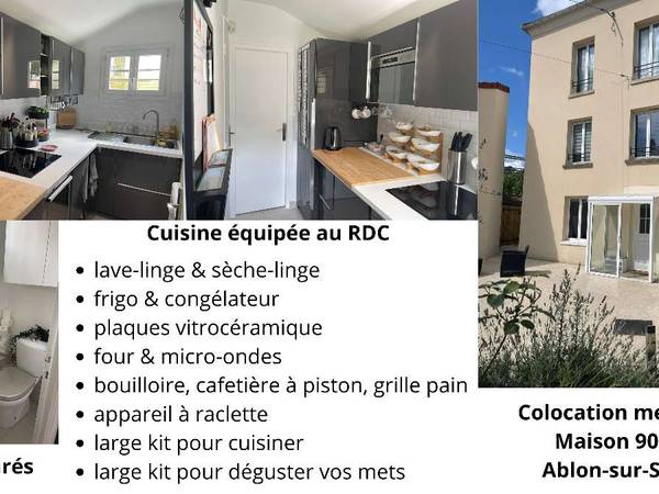 Colocation / Maison 6 pièces de 100 m², Ablon-sur-Seine, Rue du Bac / Photo 2