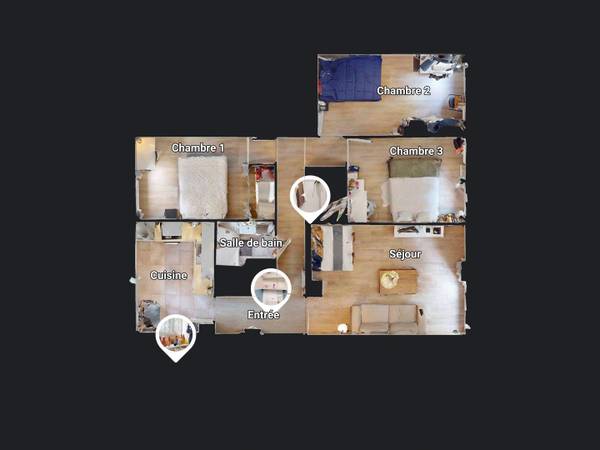 Colocation / Appartement 4 pièces de 75 m², Grenoble, Avenue Washington / Photo 13