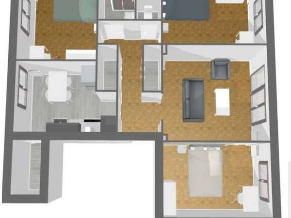 Colocation / Appartement 4 pièces de 66 m², Rennes, Rue Beaugeard Lancelot / Photo 7