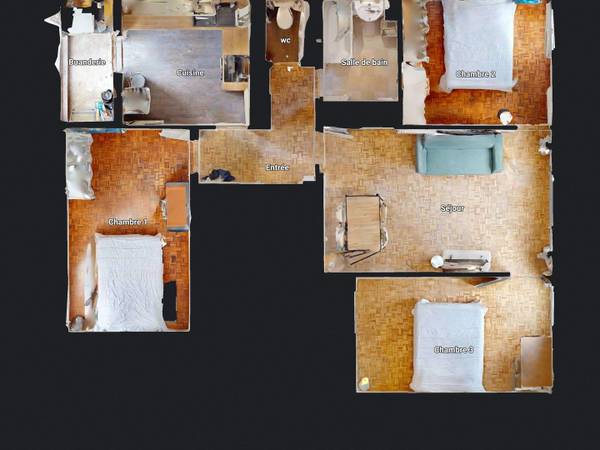 Colocation / Appartement 4 pièces de 67 m², Mont-Saint-Aignan, Parc de la Risle / Photo 18