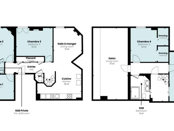 Colocation / Appartement 9 pièces de 120 m², Bordeaux, Rue des Étables / Photo 15