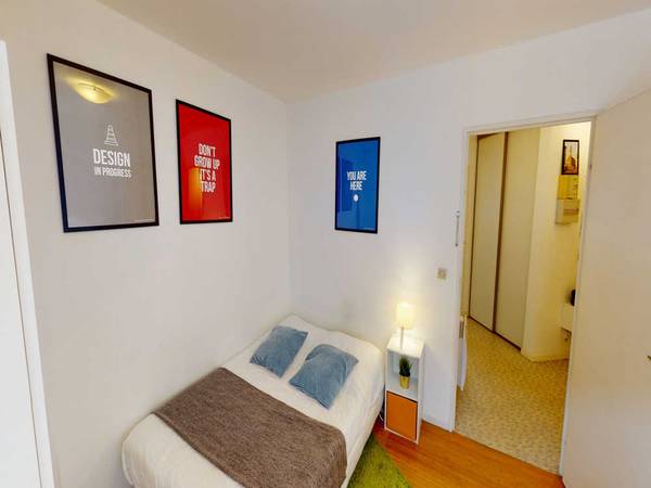 Colocation / Appartement 3 pièces de 60 m², Lille, Rue du Faubourg Notre Dame / Photo 2