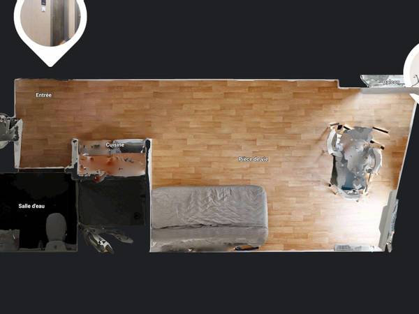 Location / Appartement 1 pièce de 20 m², Dijon, -79 Avenue du Drapeau / Photo 13