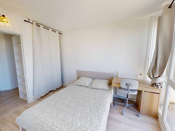 Colocation / Appartement 5 pièces de 77 m², Créteil, Boulevard Pablo Picasso / Photo 2