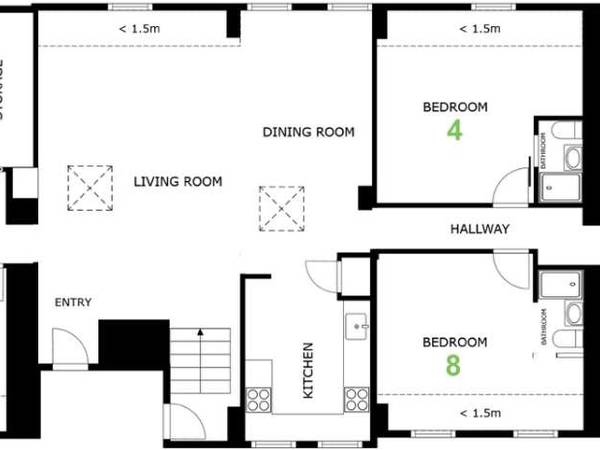 Flatsharing / 9-bedroom flat · 216 m², Annemasse, Rue des Voirons / Photo 21