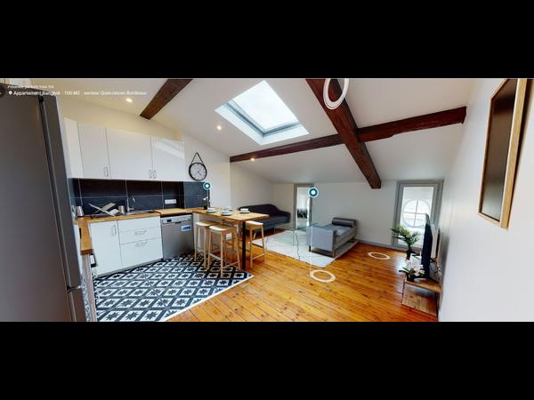 Colocation / Appartement 6 pièces de 96 m², Bordeaux, Rue Boudet / Photo 2