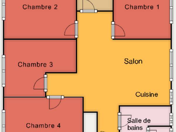 Colocation / Appartement 4 pièces de 78 m², Courbevoie, Rue Pierre Brossolette / Photo 16