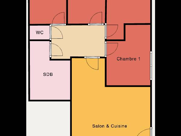 Flatsharing / 5-bedroom flat · 98 m², Montreuil, Rue de Paris / Photo 4