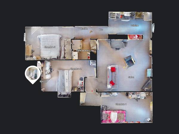Colocation / Appartement 4 pièces de 66 m², Saint-Étienne, Cours Fauriel / Photo 15