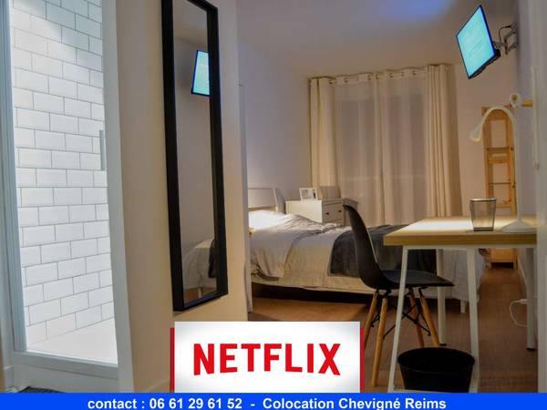 Colocation / Appartement 5 pièces de 100 m², Reims, Avenue Georges Clemenceau / Photo 2