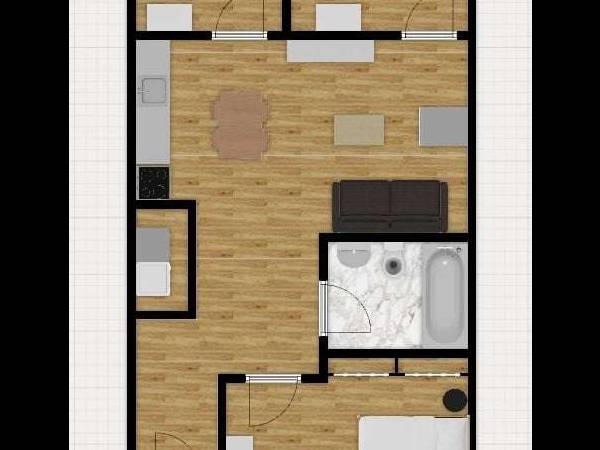 Coliving / Appartement 4 pièces de 50 m², Montréal, Rue Cartier / Photo 10