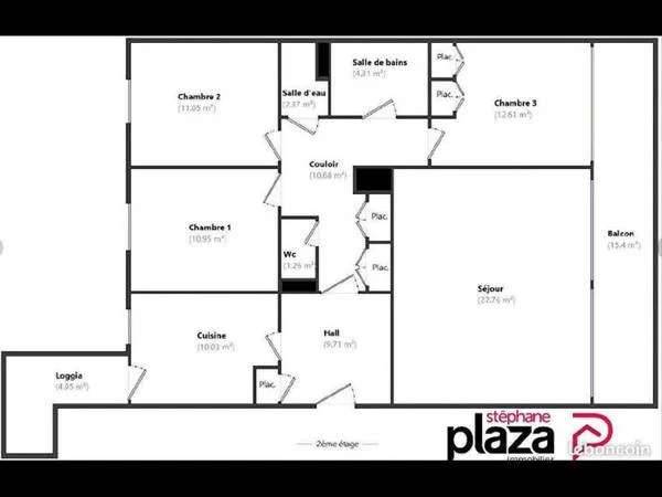 Colocation / Appartement 4 pièces de 100 m², Lyon, Rue Commandant Charcot / Photo 3