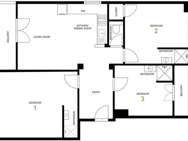Colocation / Appartement 4 pièces de 69 m², Annemasse, Rue du Docteur Coquand / Photo 12