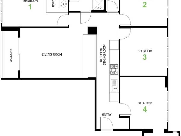 Colocation / Appartement 5 pièces de 81 m², Annemasse, Rue du Brouaz / Photo 14