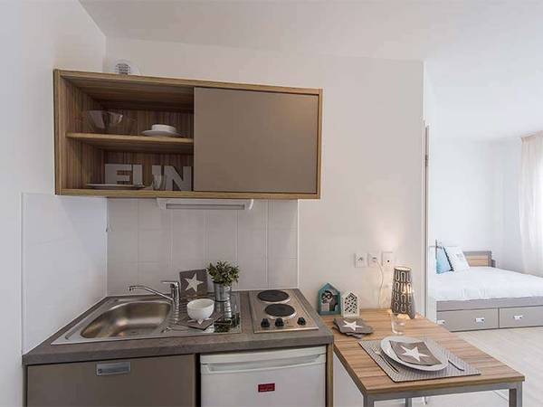 Résidence étudiante / Studio de 19 m², Bordeaux, Cours Henri Brunet / Photo 2