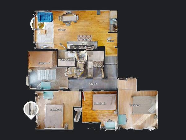 Colocation / Appartement 5 pièces de 76 m², Rennes, Allée de Malmoë / Photo 22