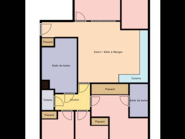 Flatsharing / 4-bedroom flat · 94 m², Clichy, Rue Médéric Clichy / Photo 11
