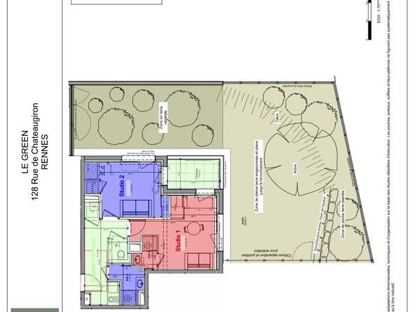 Colocation / Appartement 3 pièces de 40 m², Rennes, Rue de Châteaugiron, 35000, Rennes / Photo 2