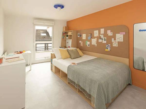 Résidence étudiante / Appartement 3 pièces de 54 m², Paris, Rue du Colonel Colonna d'Ornano / Photo 2