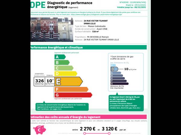Flatsharing / 6-bedroom house · 120 m², Lille, Rue Victor Tilmant / Photo 19