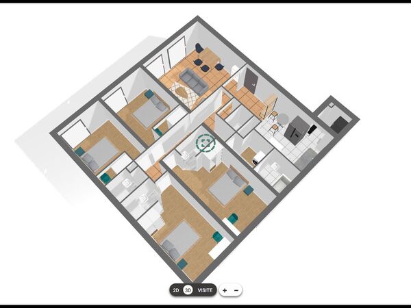 Flatsharing / 5-bedroom flat · 100 m², Toulouse, Place de Martigues / Photo 12
