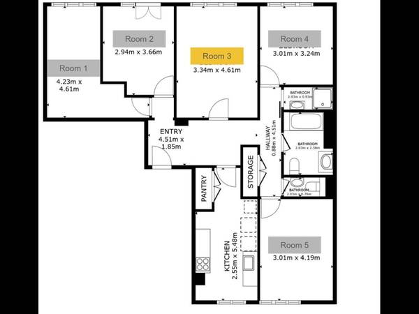 Colocation / Appartement 5 pièces de 97 m², Paris, Rue de Vouillé / Photo 19