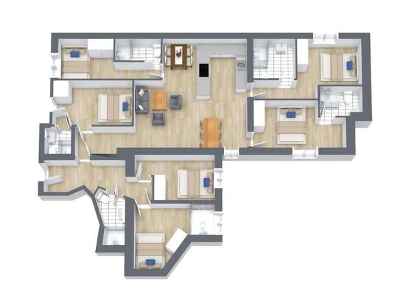 Colocation / Appartement 5 pièces de 129 m², Paris, Place de la Réunion / Photo 11
