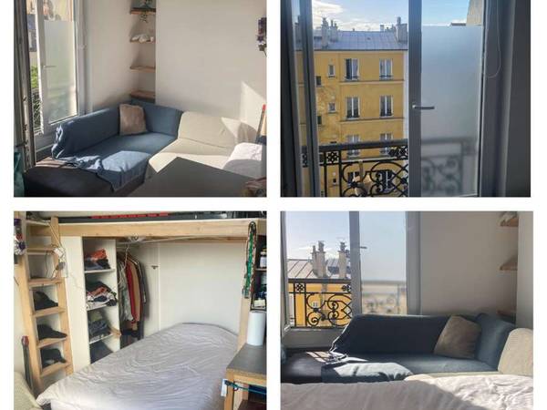 Sous-location / Appartement 1 pièce de 15 m², Paris, Rue du Moulin Joly / Photo 2