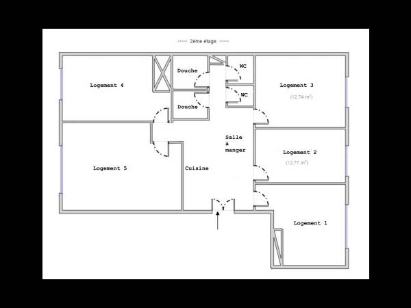 Colocation / Appartement 6 pièces de 84 m², Boulogne-Billancourt, 219 Bis Boulevard Jean Jaurès / Photo 7