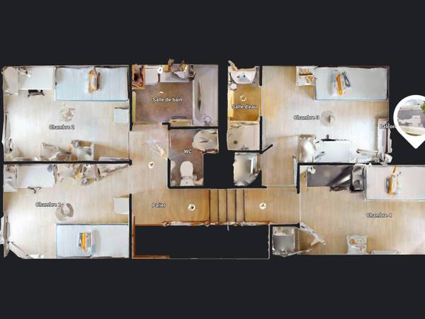 Colocation / Maison 5 pièces de 93 m², Rouen, Rue Charles Baudelaire / Photo 25