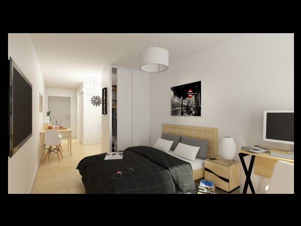 Location / Résidence 1 pièce de 19 m², Montpellier, 51 Rue de la Piscine / Photo 4