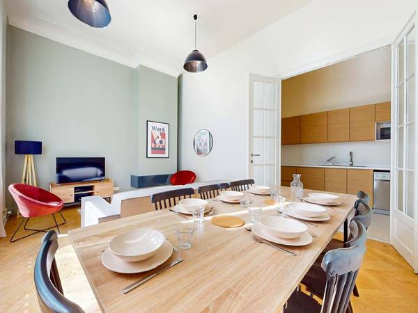 Colocation / Appartement 8 pièces de 189 m², Ixelles, Chaussée d'Ixelles 138, / Photo 2