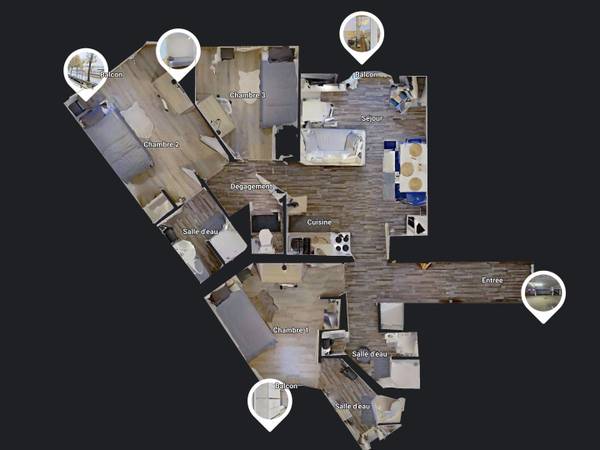 Colocation / Appartement 4 pièces de 70 m², Rouen, Avenue de Caen / Photo 22